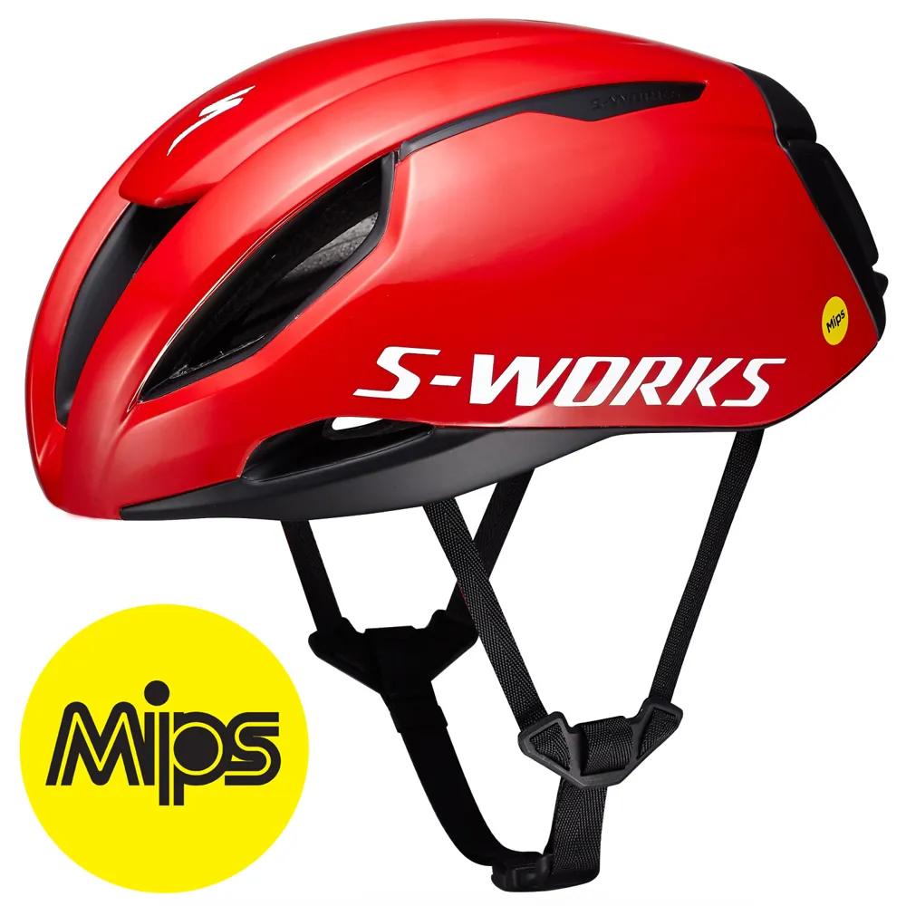 Specialized Specialized S-Works Evade III MIPS Road Helmet Vivid Red